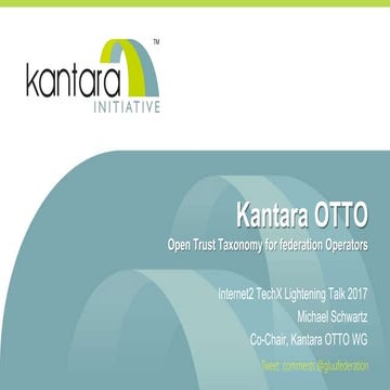 OTTO - Internet2 TechX 2017