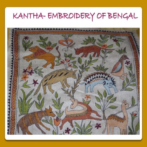 Kantha Embroidery: History, Techniques, and Revival of Bengal's Textile ...