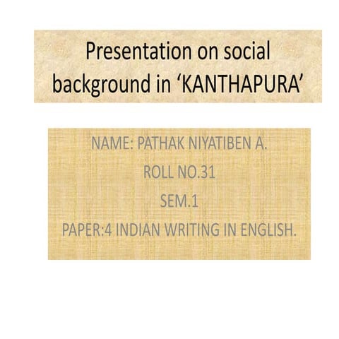 Kanthapura    1