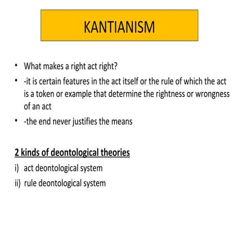 Kantianism