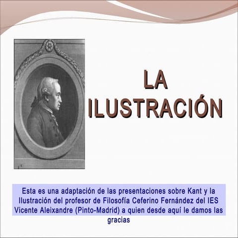 Kant y la ilustracion