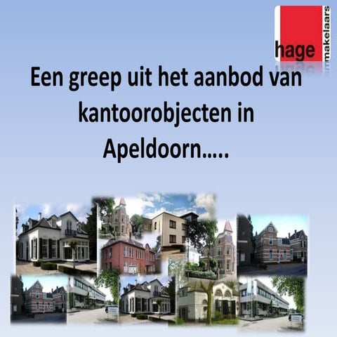 Aanbod kantoorobjecten Hage Makelaars