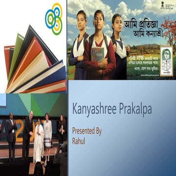 Kanyashree Prakalpa Scheme..Background, About, and Award
