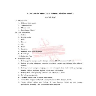 Media pembelajaran tiga dimensi Kap...