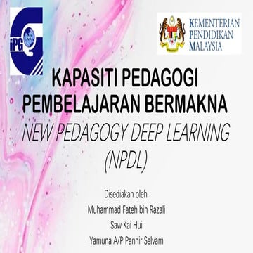 Kapasiti Pedagogi Pembelajaran Bermakna 
