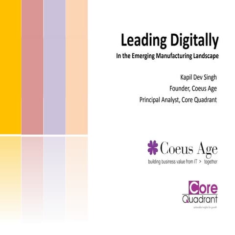 Kapil Dev Singh: Leading Digitally