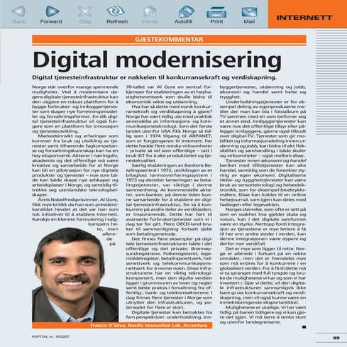 Kapital 2007   digital tjenesteinfrastruktur