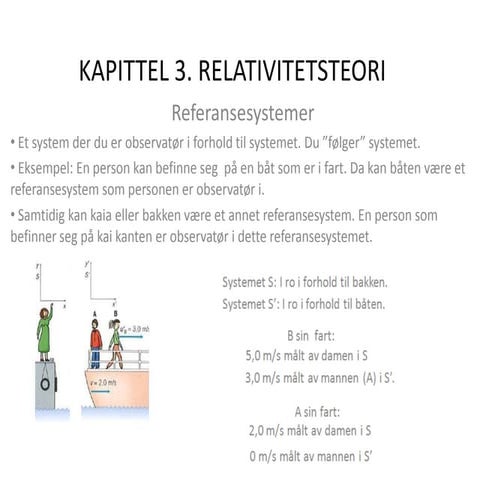 3 - Relativitetsteori