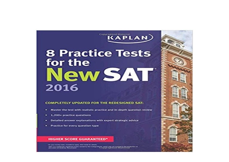 ((download_p.d.f))^ Kaplan 8 Practice Tests for the New SAT 2016 Ka…