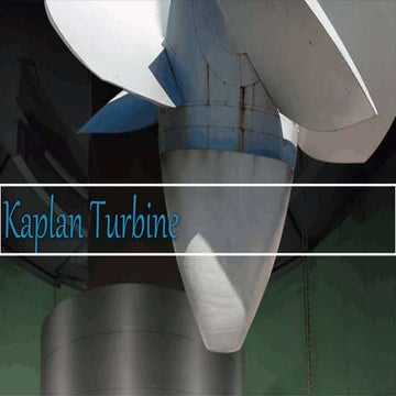 Kaplan Turbine Details