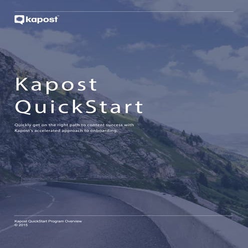 Kapost quick start_2014