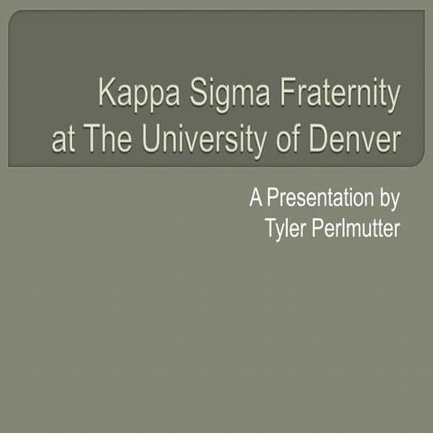 Kappa sigma fraternity