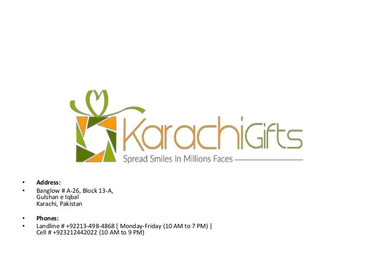 Karachi gifts shop