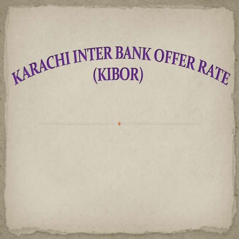 Karachi inter bank offer rate