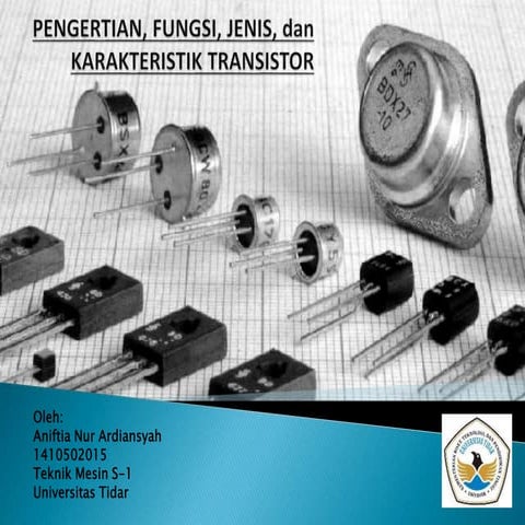 Karakteristik Transistor aniftia nur ardiansyah