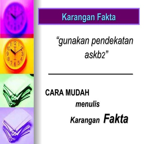 Karangan Fakta Bengkel Gce N 15072006
