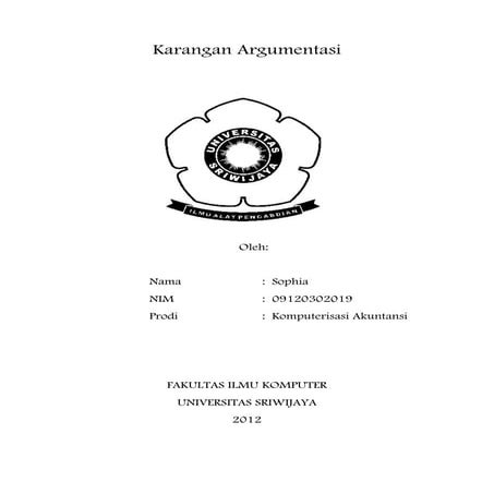 Karangan argumentasi