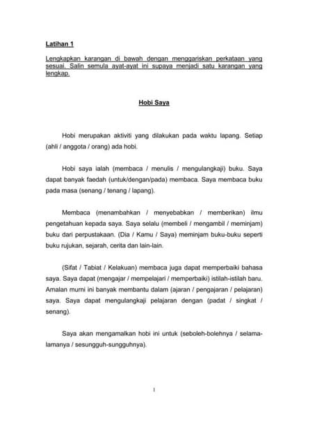 Menyambung cerita