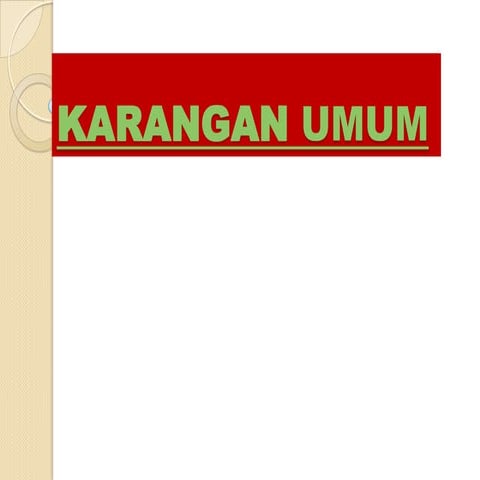 Karangan umum