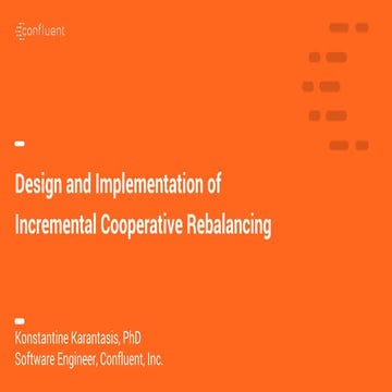 Design and Implementation of Incremental Cooperative Rebalancing