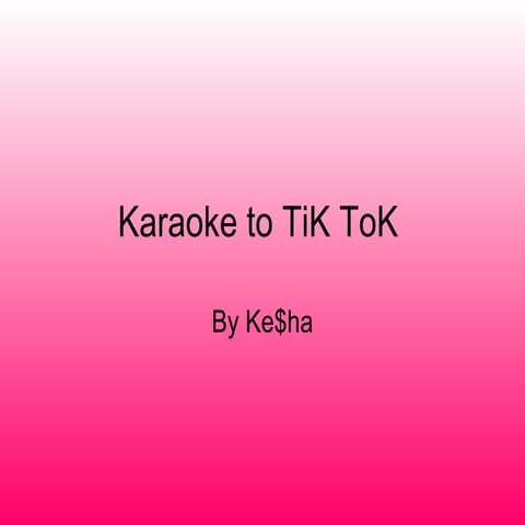 Karaoke to ti k tok