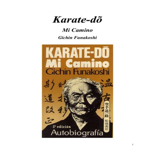 Karate Do mi camino Funakoshi