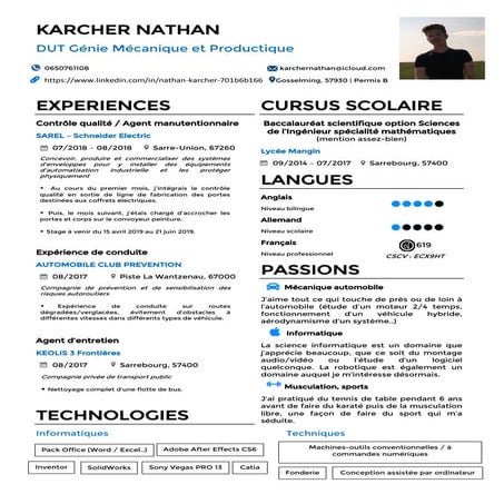 CV KARCHER NATHAN | PDF