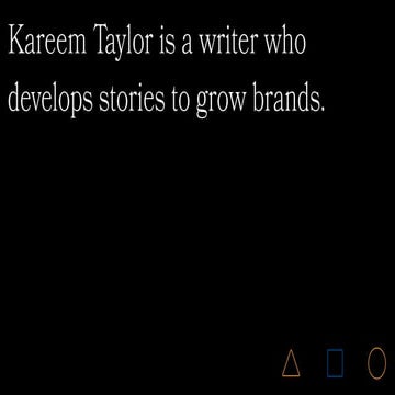About Kareem Taylor