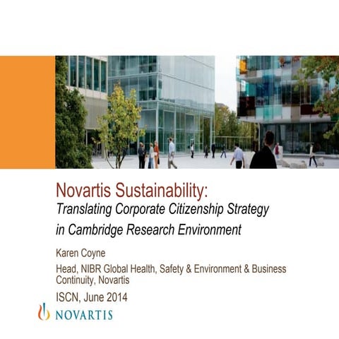 Karen Coyne: Novartis Sustainability