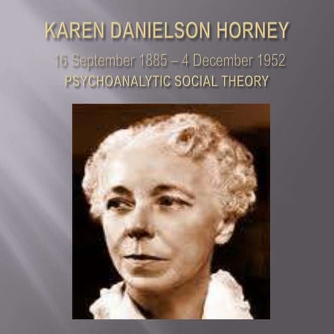 KAREN DANIELSON HORNEY 