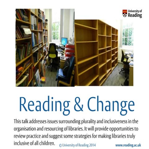 Reading and Change (Karen Goulding)