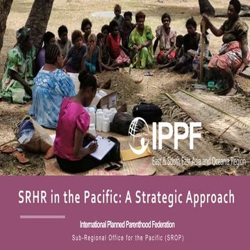 Plenary presentation: Karen Hill (SRHR in the Pacific: strategic approach)