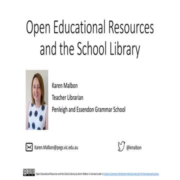 Open Educational Resources and the School Library