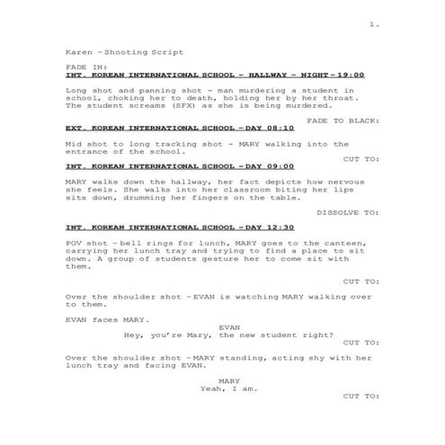 Karen Script - Version 2 | DOCX