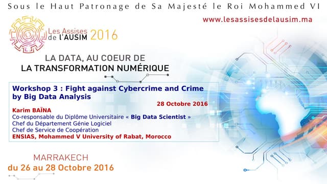 Karim Baina Assises AUSIM 2016