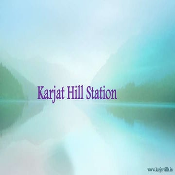 Karjat Hill Station