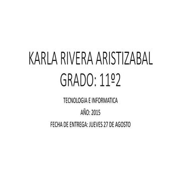 Karla rivera aristizabal 11º2