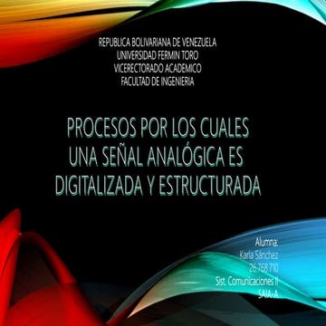 Señales Analógicas y Digitales