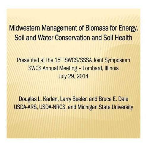 Karlen solutions to new challenges