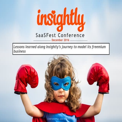 Lessons Learned along Insightly's Journey to Model Its Freemium Business - Ka...