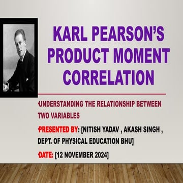 Karl Pearson’s Product Moment Correlation.pptx