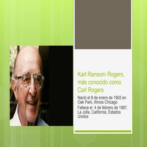 Teoría Educativa de Carl Rogers | PPTX