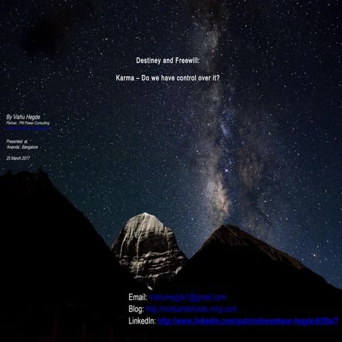 Karma - Do we have control over it?