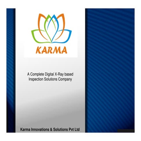 Digital X-Ray Solutions from Karma Innovations | PPTX