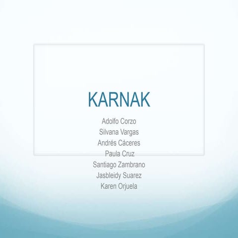 Maqueta abstracta: Karnak