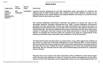 Karnataka hc order 1