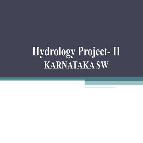 Karnataka surface water