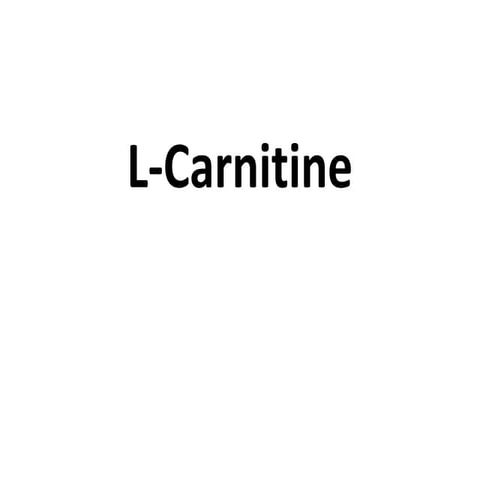 Karnitine ppt