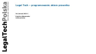 Programowanie dla prawników