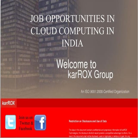Cloud Computing Jobs In India